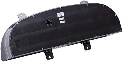 Dakota Digital VHX-94C-CAP-K-W Compatible with 1994-96 Chevy Caprice/Impala SS VHX Gauge Instrument System Black Alloy White Backlighting