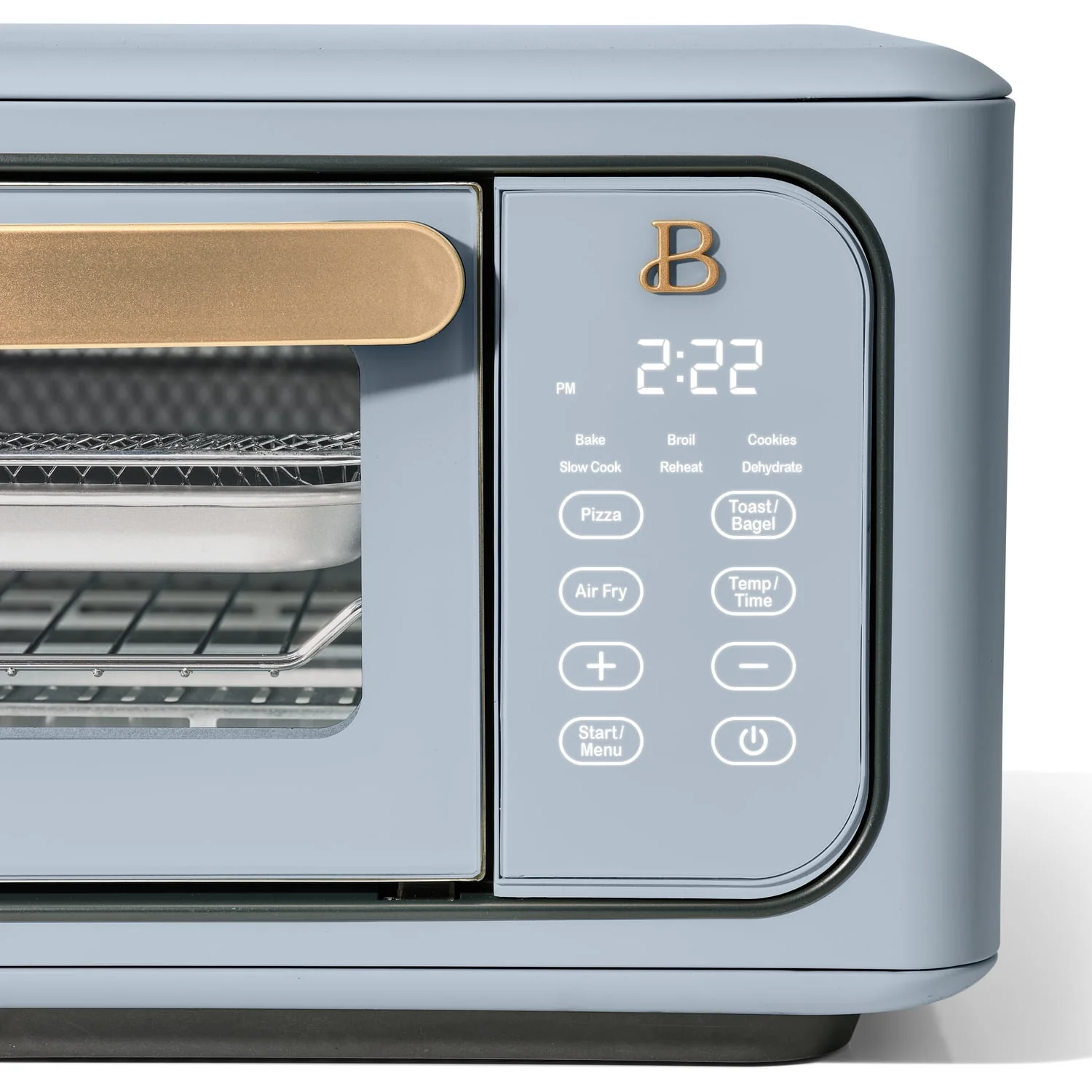 Beautiful Infrared Air Fry Toaster Oven, 9-Slice, 1800 W, Black Sesame by Drew Barrymore