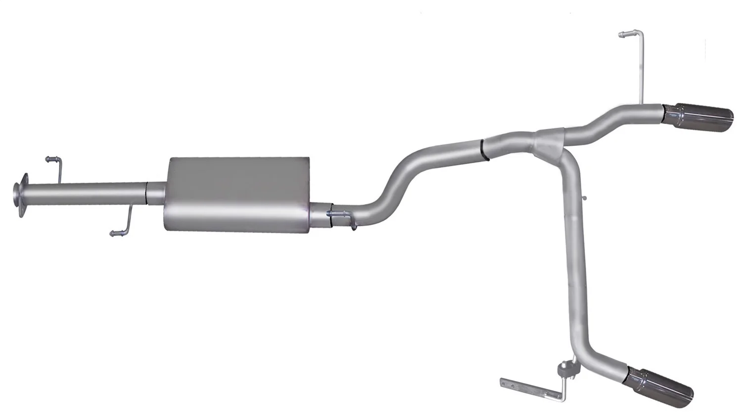 Cat-Back Dual Split Exhaust System, Aluminized Fits select: 2007-2014 TOYOTA FJ CRUISER