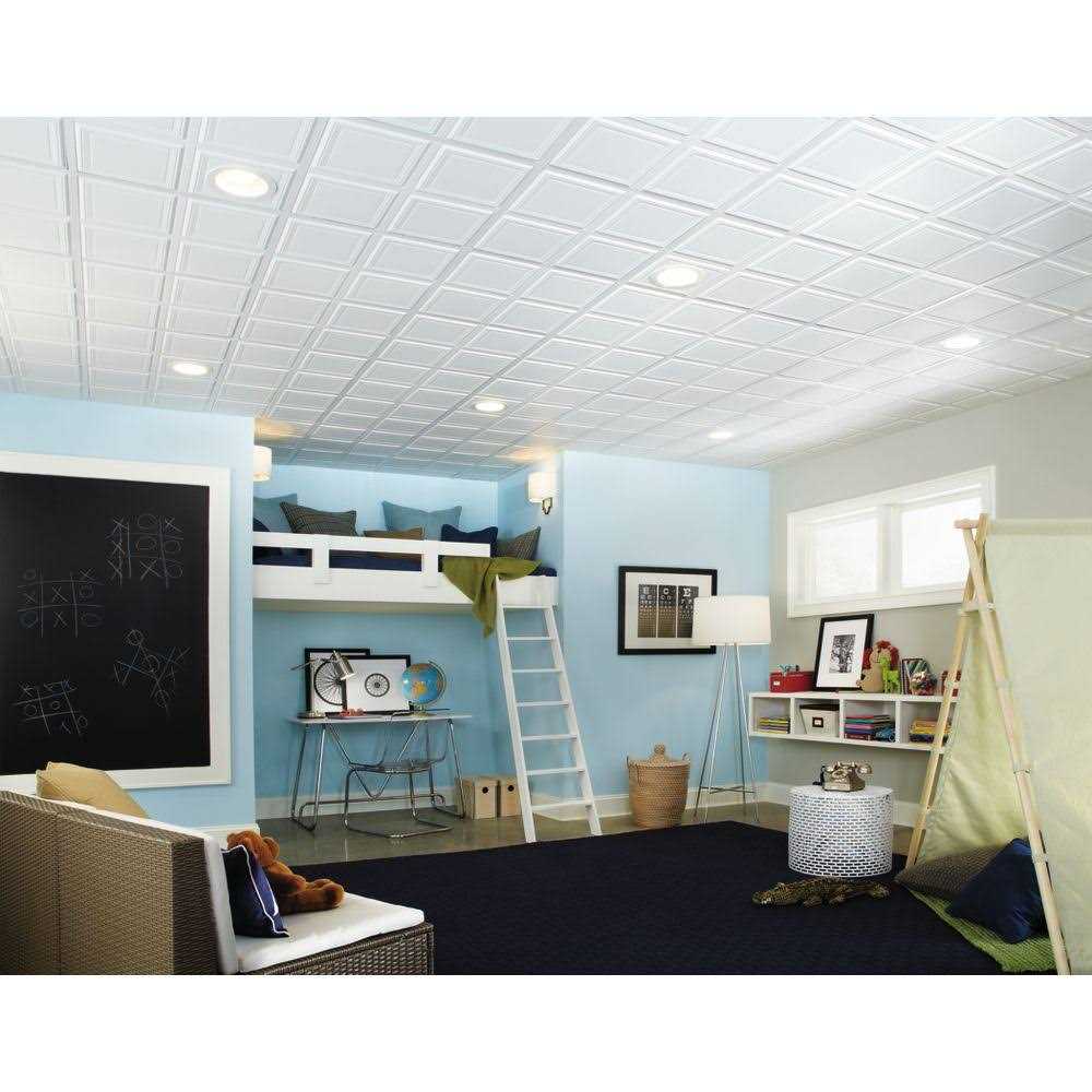 Armstrong Prestige 24 x 24 x 5/8-Inch White Mineral Fiber Raised Panel - Shop Hardware Tools Online Store