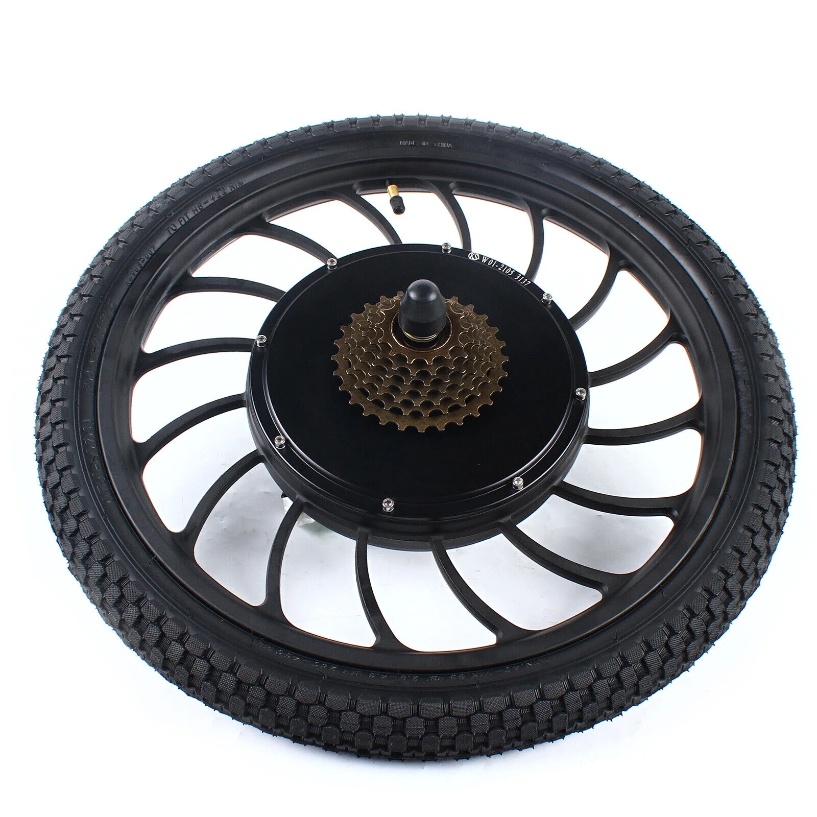 Ebike Electric Bicycle Conversion Kit 20" E-Bike Rear Hub Motor Wheel