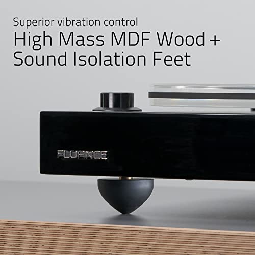 Fluance RT85 Reference High Fidelity Vinyl Turntable Record Player with Ortofon 2M Blue Cartridge, Acrylic Platter, Speed Control Motor