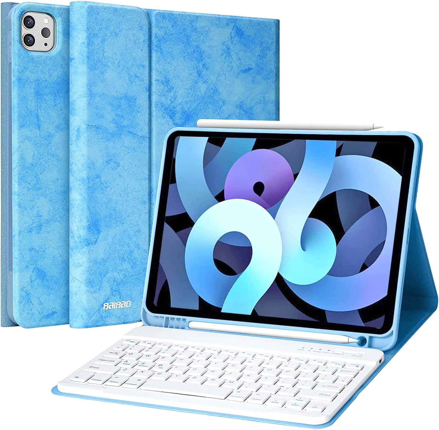 iPad Pro 11 Case with Keyboard for iPad Pro 11 Inch 2021/2020/2018 (3rd/ 2nd/ 1st Gen), 10.9 Inch iPad Air 4th Generation