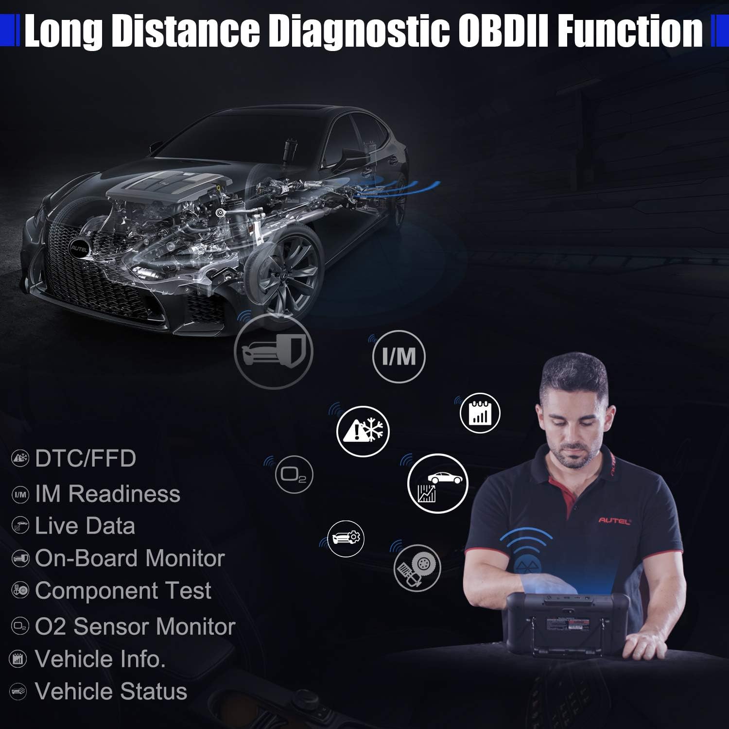 Autel Scanner MaxiSys MS906BT, 2022 Newest Automotive Scan Tool, US Version of MaxiCOM MK906BT, Upgraded of MS906 DS808 MP808, ECU Coding