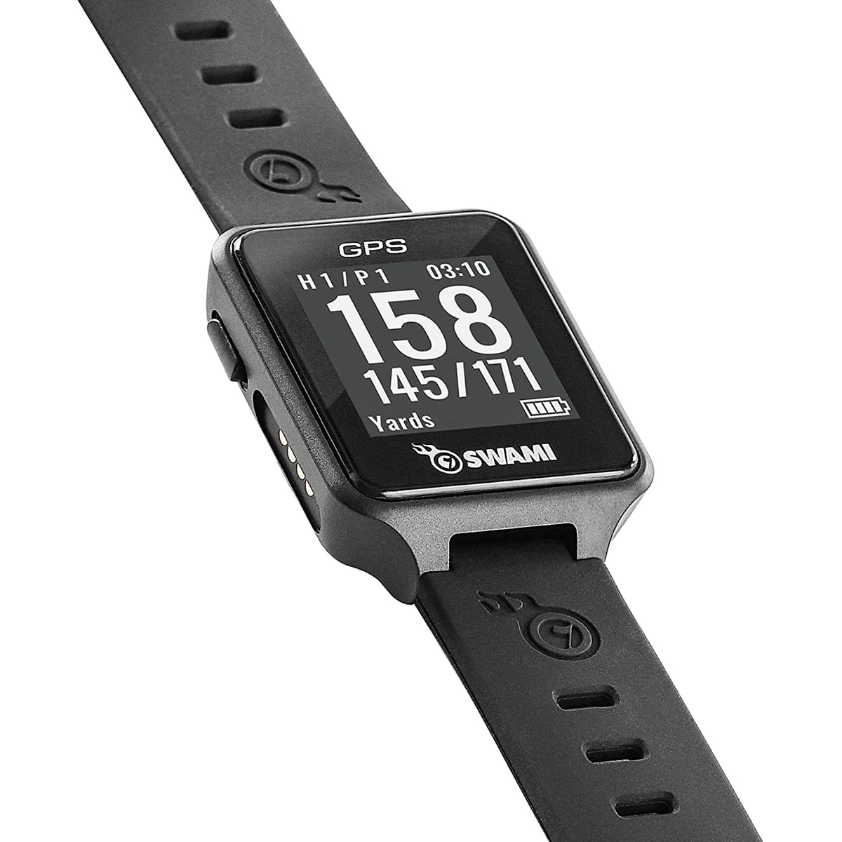 IZZO Golf Swami Golf GPS Watch, with 38,000+ Preloaded Course Maps