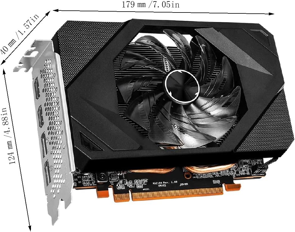 Radeon RX 6600 XT Challenger ITX 8GB GDDR6 GPU Support RDNA2 Computer Graphics