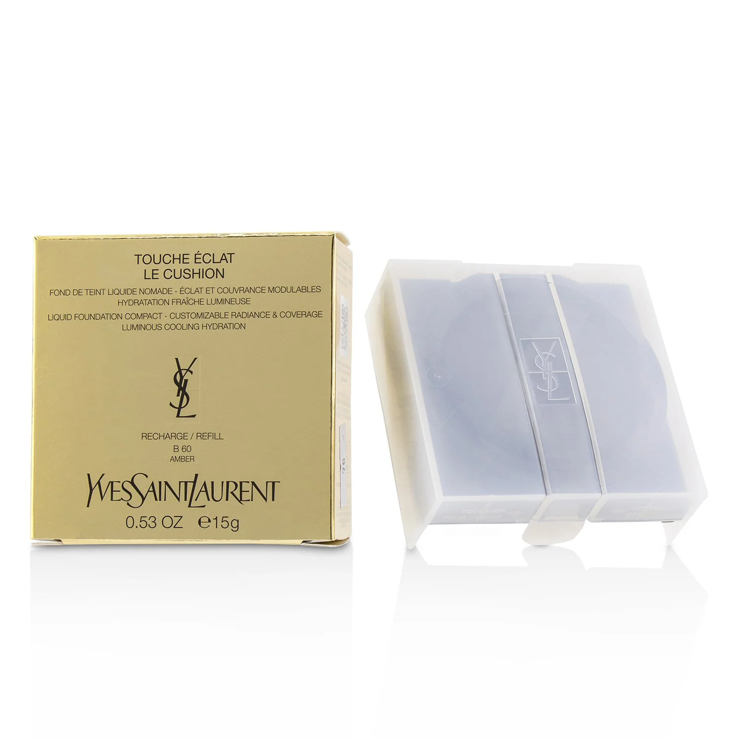 Yves Saint Laurent Touche Eclat Le Cushion Liquid Foundation Compact Refill - #B50 Honey 15g/0.53oz