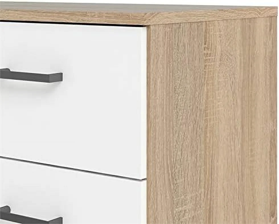 White Oak Double Dresser 8 Drawers Organizing Your Bedroom in Style