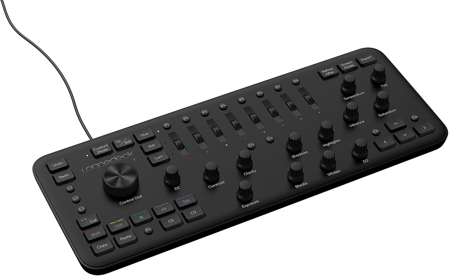 Loupedeck+ The Photo and Video Editing Console for Lightroom Classic, Premiere Pro, Final Cut Pro, Photoshop with Camera Raw, After Effects