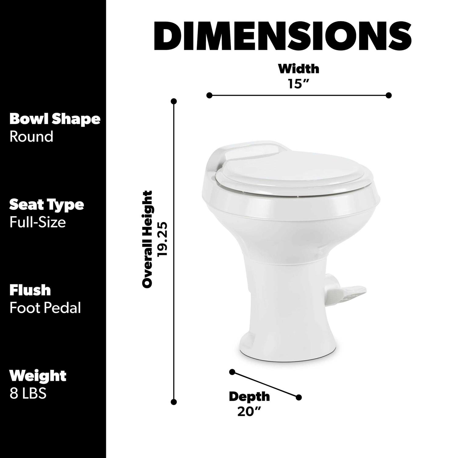 Dometic 300 Series RV Toilet