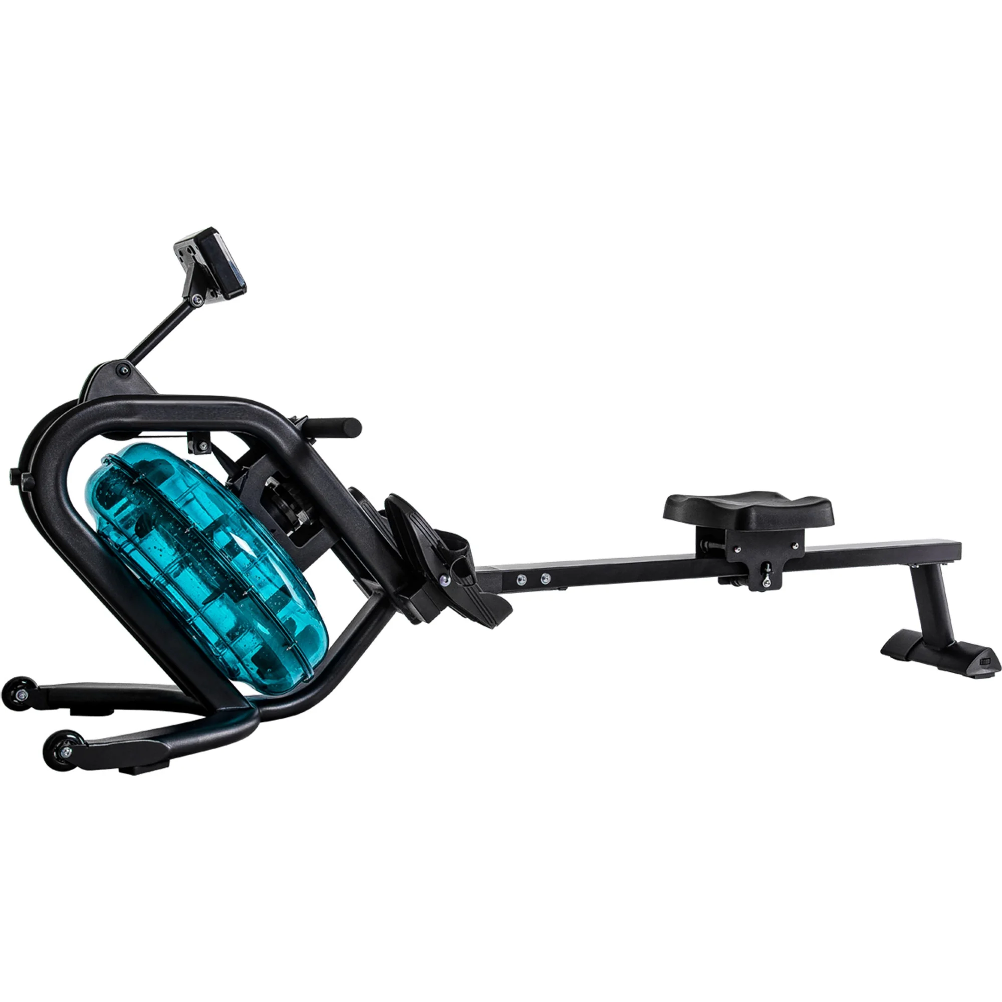 Water Rowing Machine for Home,Water Rowing Machine Rower with LCD Monitor, Exercise Workout Water Rower for Home Use