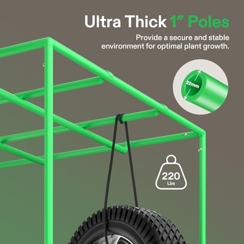 VIVOSUN Advance Pro Grow Tent, High Reflective Mylar with Observation Window and Floor Tray for Hydroponics Indoor Plant