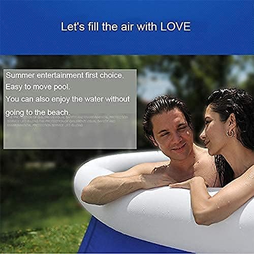 12ft x 36in Inflatable Swimming Pool, Outdoor Above Ground Pool,Top Ring Blow Up Pool
