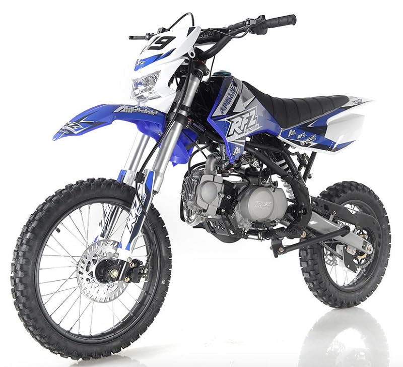 HHH 125cc Apollo X19 RFZ Adult Gas Dirt Pit Bike 4 Speed Manual Clutch 125cc Dirtbike with Headlight