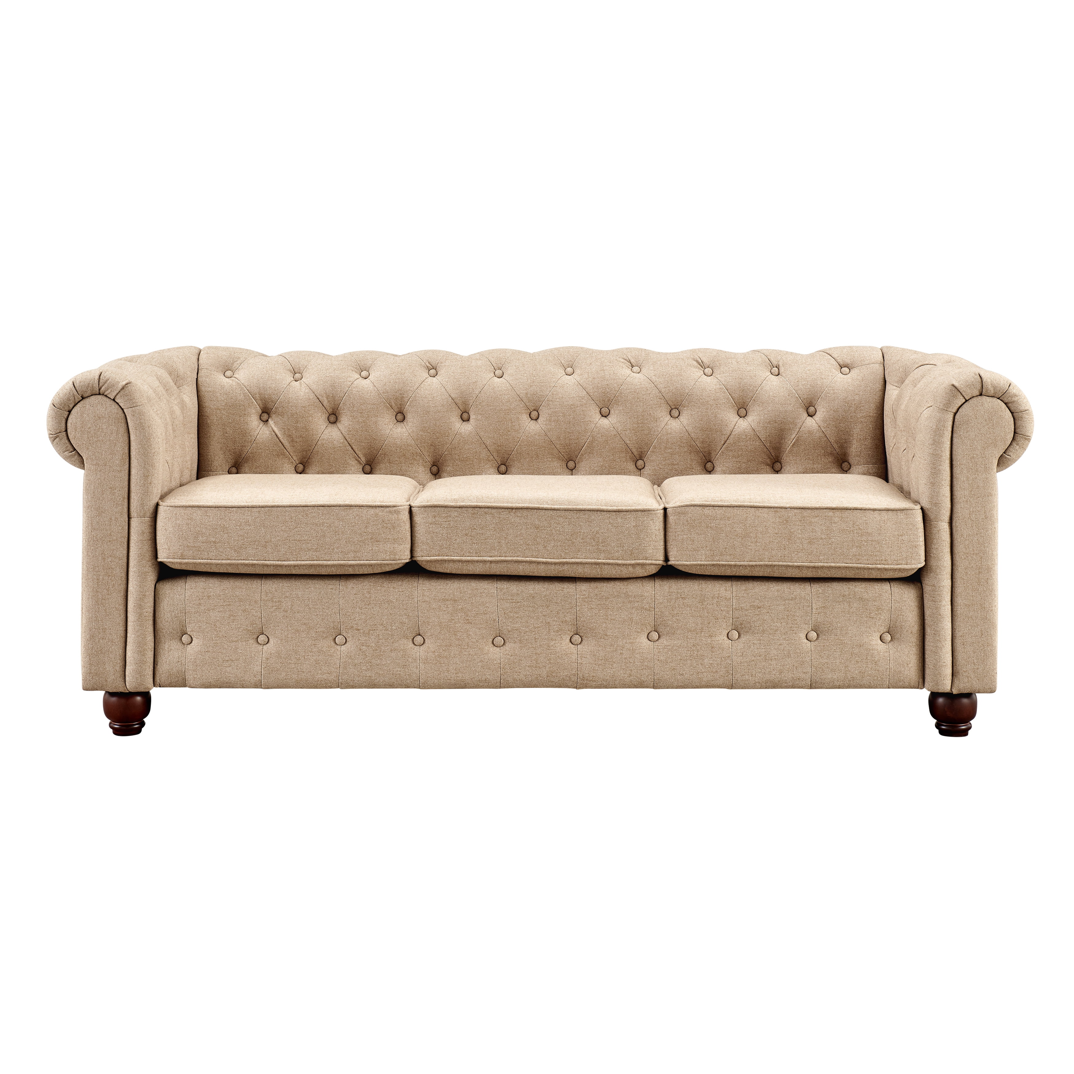 HomeFare Cream Living Room 3pc. Set