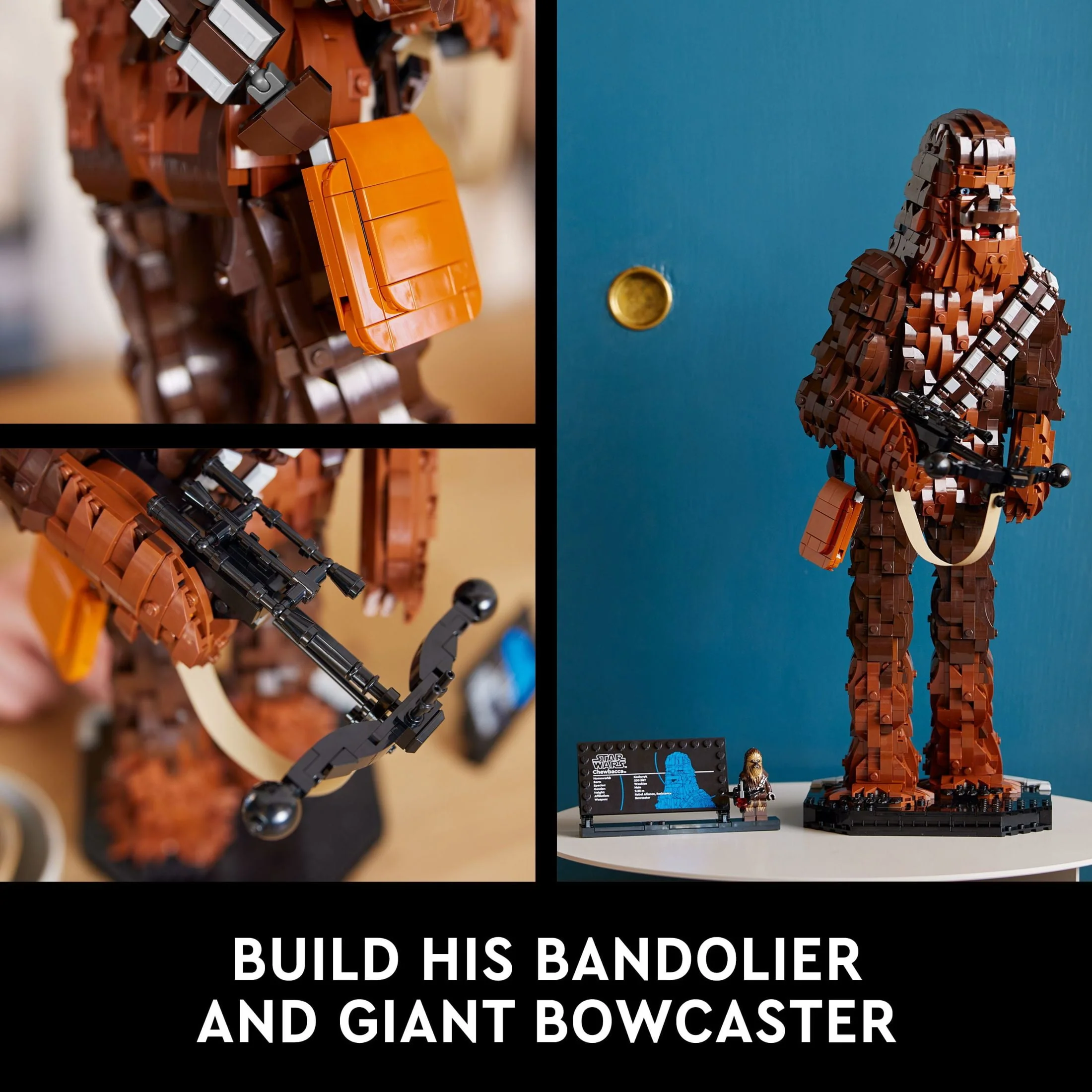 LEGO Star Wars Chewbacca, Buildable May the 4th Collectibles for Adults, Build and Display Chewbacca Collectible, Fun Star Wars Fan Gift for Teens