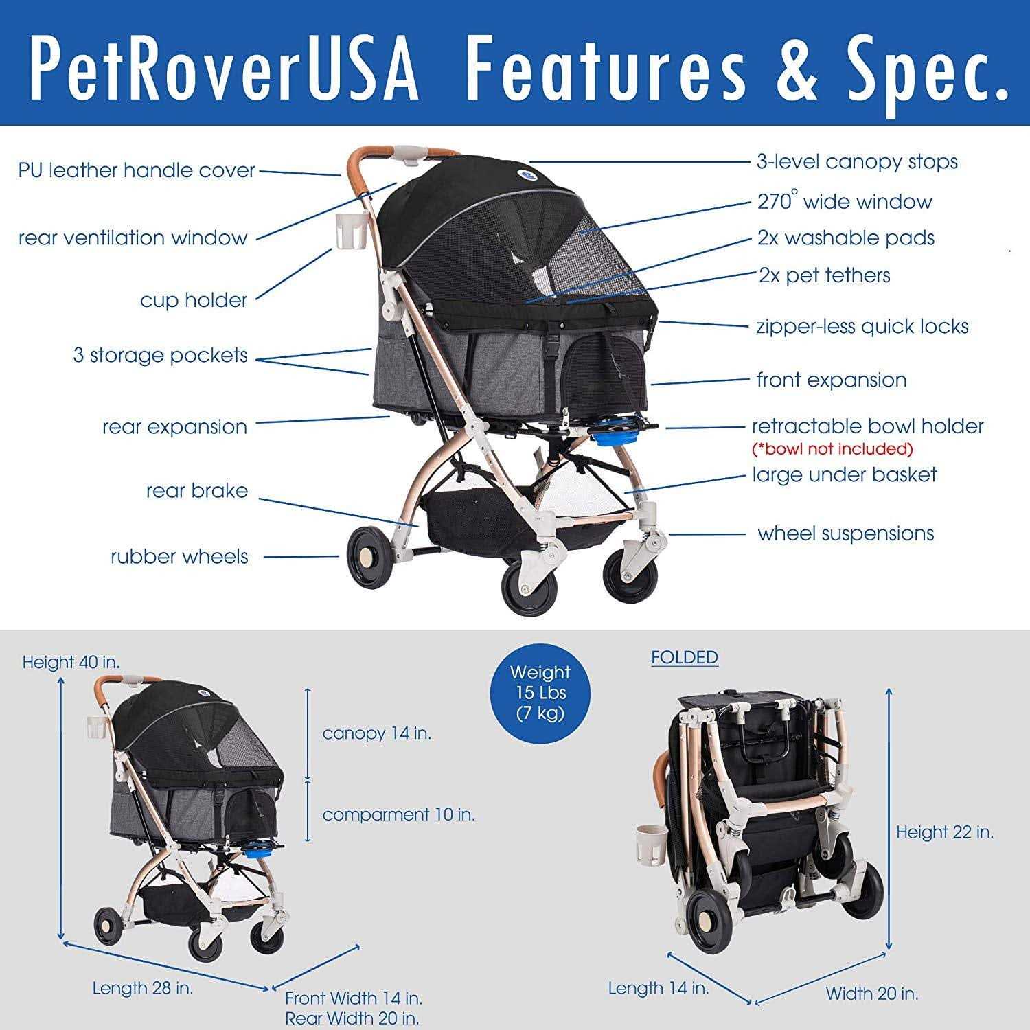 HPZ Pet Rover Lite Travel Dog - Pet Supplies online store