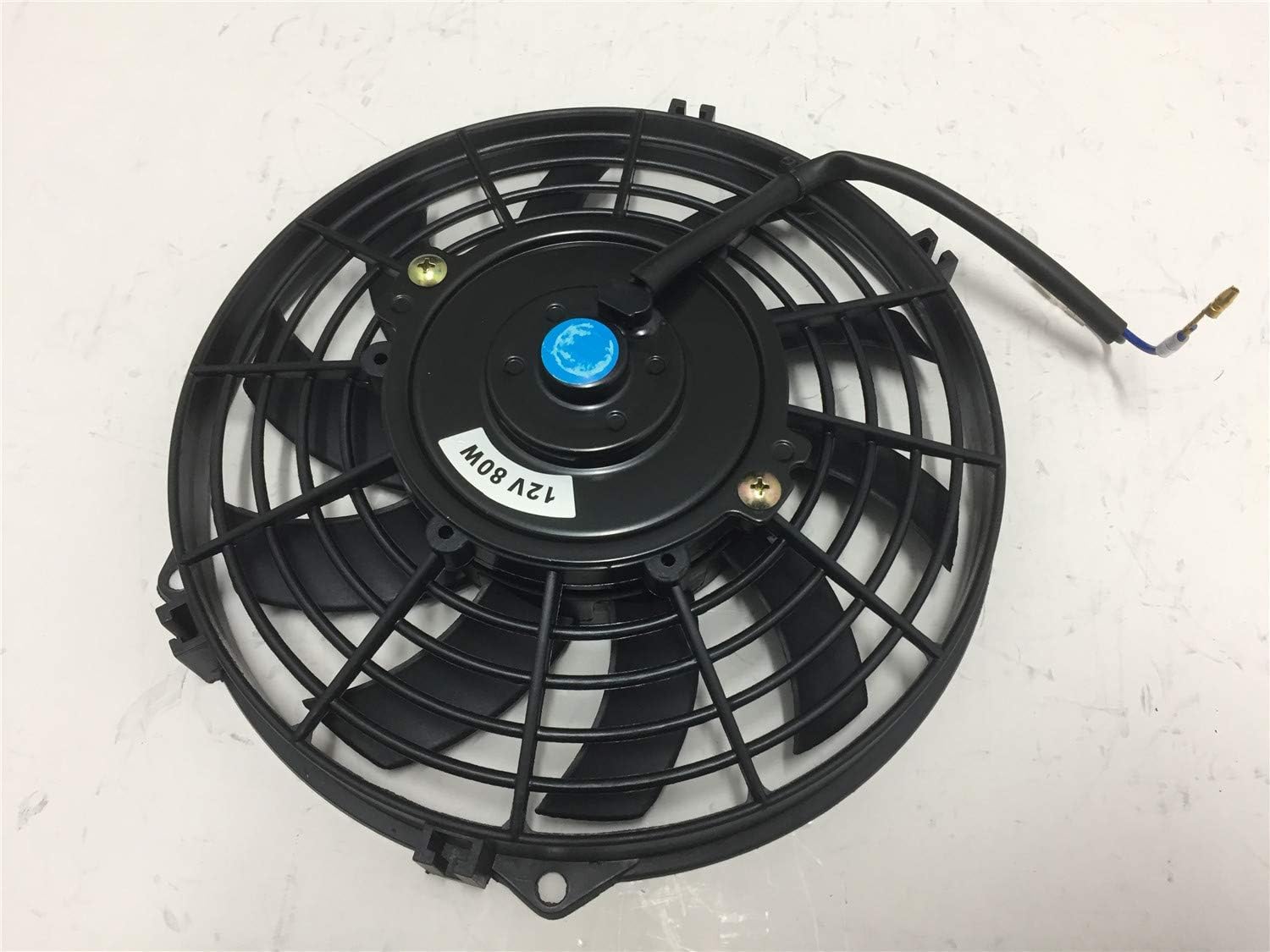 Radiator Cooling Fans Universal Pull Push Slim Electric Fan with Mounting Kit (9 inch) Pack of 2