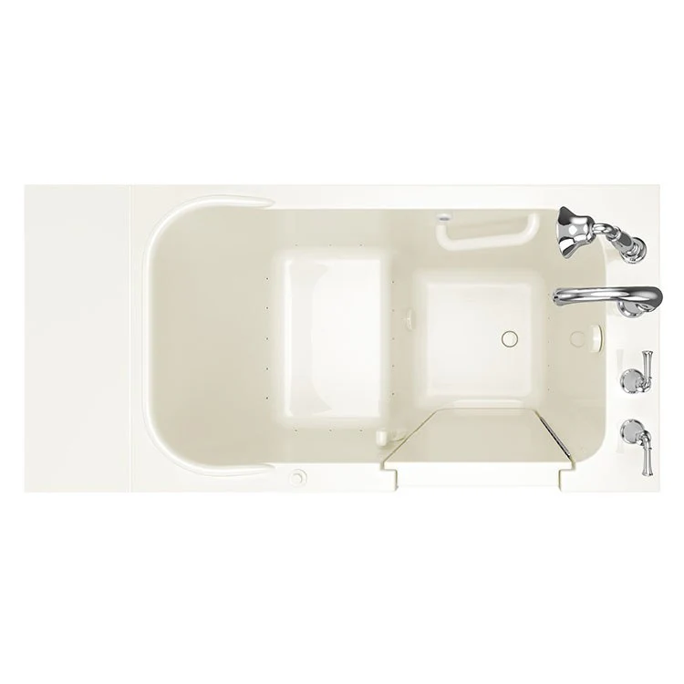 2848 Series 28"W x 48"L Gelcoat Walk-In Air Spa Bathtub with Right-Hand Drain/Faucet