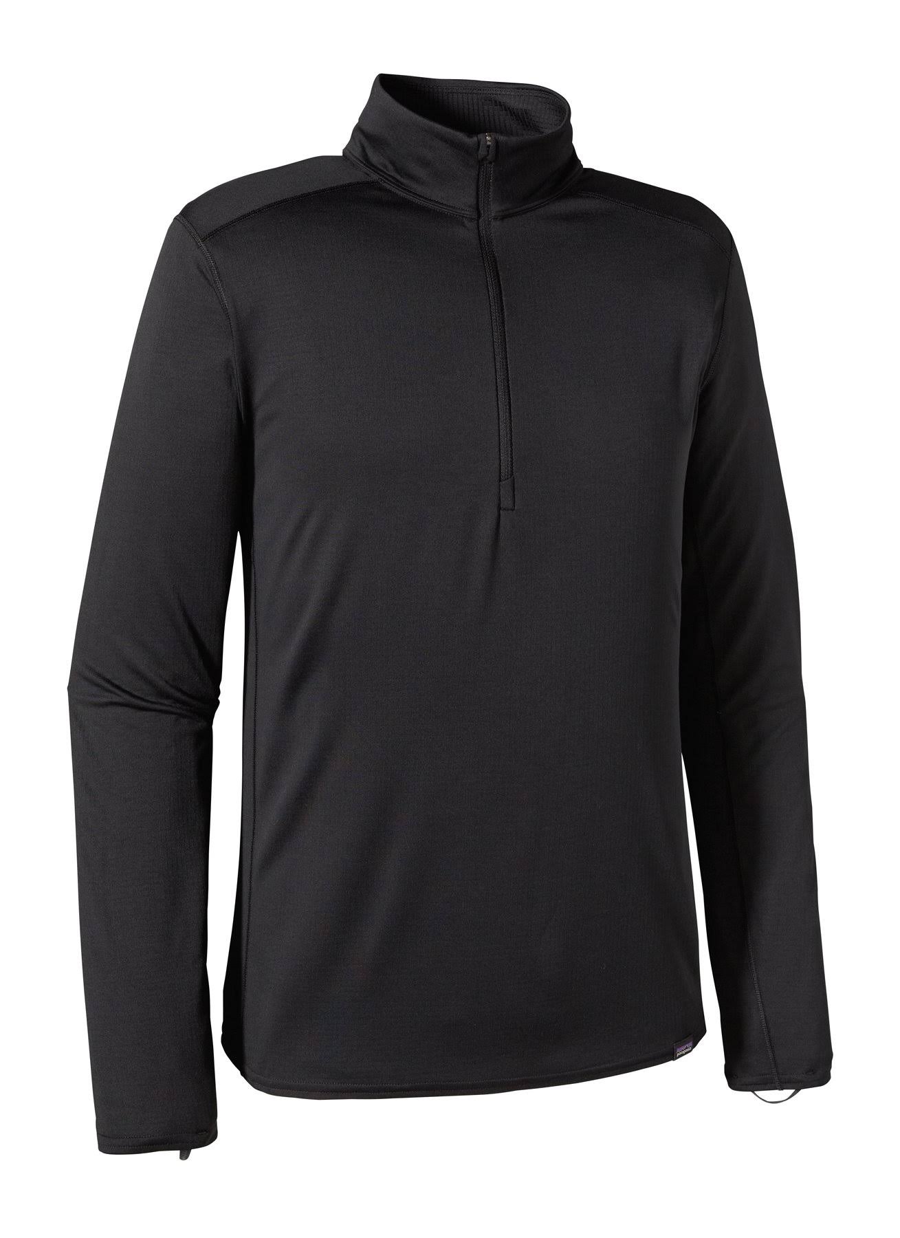 Patagonia Men&s Black Capilene Midweight Zip-Neck