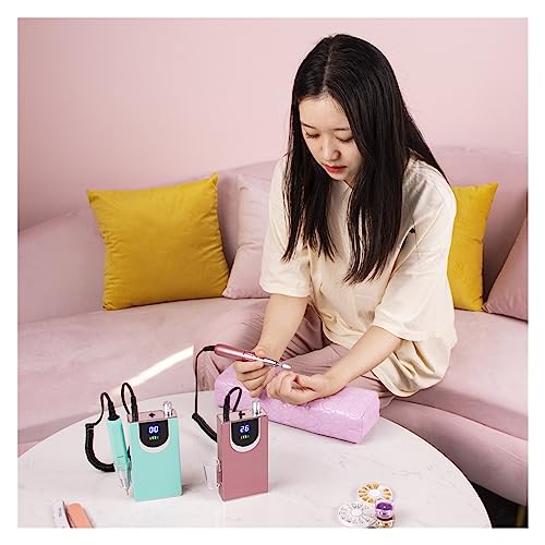 Nail Drill, Portable Cordless Nail Drill Machine, 30000RPM Rechargeable Manicure Electric Nail File Drill Machine Manicure Pedicure Tool