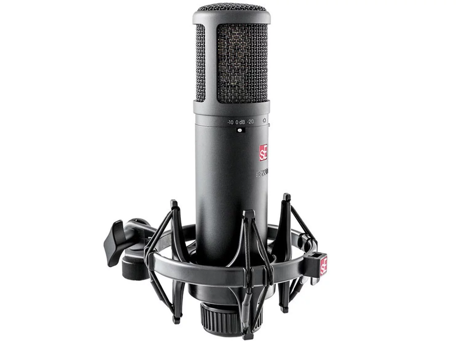 SE Electronics SE2300 Multi Pattern Large Diaphragm Condenser Mic with Shockmount and Filter