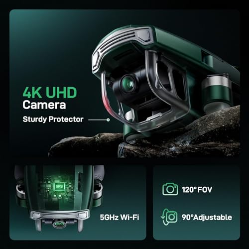 G11MINI SE Drones with Camera for Adults 4k/25fps or 2.7k/50fps Video, Drone 7000FT Transmission, Beginner Friendly