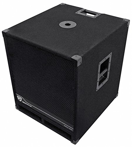 Rockville RBG15S 1600w Active Powered PA Subwoofer w/DSP + Limiter Pro/DJ, 15 inch, Black