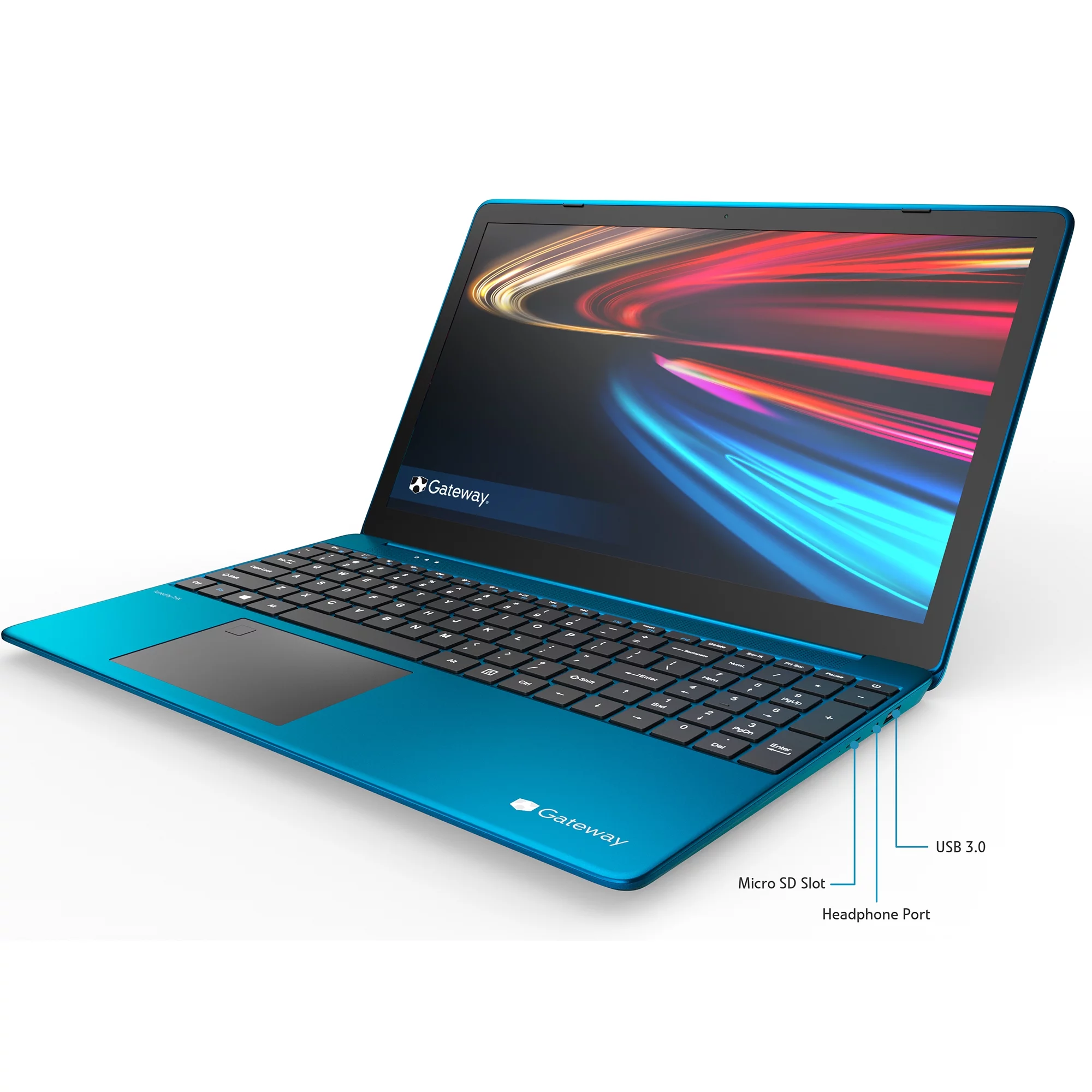 Gateway 15.6" FHD Ultra Slim Notebook, Intel Core i5-1035G1, 16GB RAM, 256GB SSD, Webcam, HDMI, Fingerprint Scanner, Cortana, Windows 10 Home