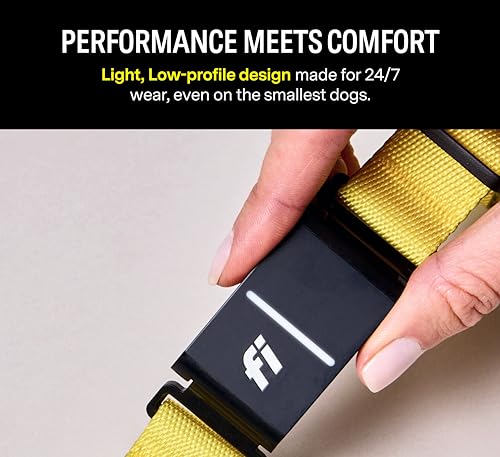 Fi Series 3 Smart Dog Collar - GPS Dog Tracker and Activity & Health Monitor, Waterproof, LED Light, Escape Alerts