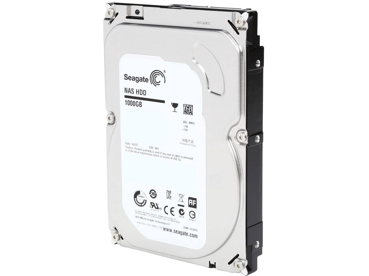 Seagate NAS HDD 1 TB Internal HDD - ST1000VN000 - SATA 6Gb/s