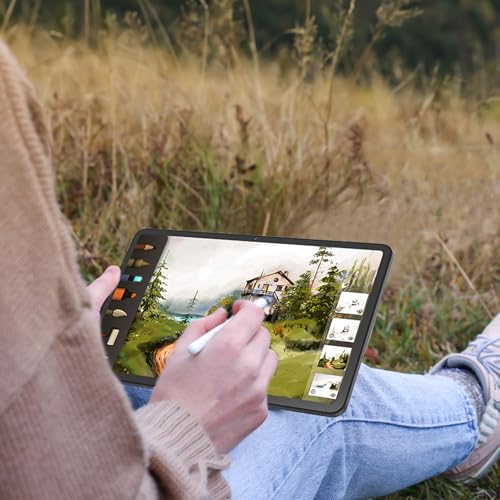 Tablet 12 inch Android 15 Tablets, 24GB（8+16）RAM+256 Storage(Expand to 1TB), Android Tablet with Keyboard, Octa-Core, 2K 2000x1200 Display