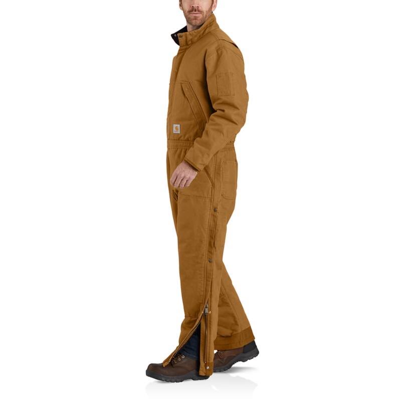 Carhartt Washed Duck Insulated Coverall | Brown | 4XL Short