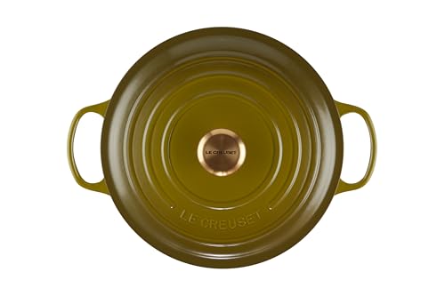 Le Creuset Enameled Cast Iron Signature Round Dutch Oven, 5.5 qt., Cerise
