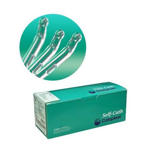 Self-Cath Coude Olive Tip Intermittent Catheter with Funnel End 18 FR 16 inch - 30 Each / Box