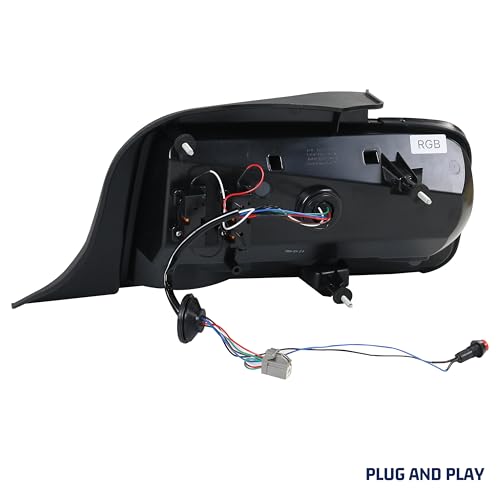 LED Tail Lights Assembly Compatible with Ford Mustang 2005-2009 S-197 Start-up Animation Sequential Turn Signal Rear Lamps Assembly