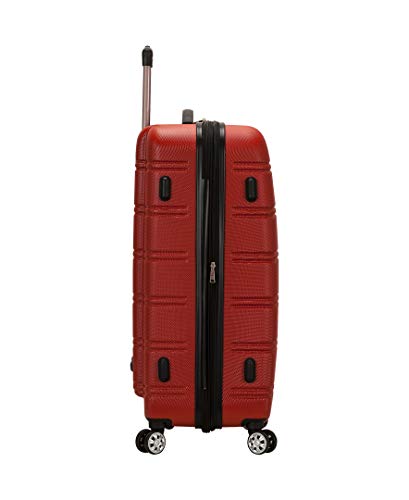 Rockland Melbourne Hardside Expandable Luggage with Spinner Wheels, 2TONEBLUE, 2 Piece (20/28)
