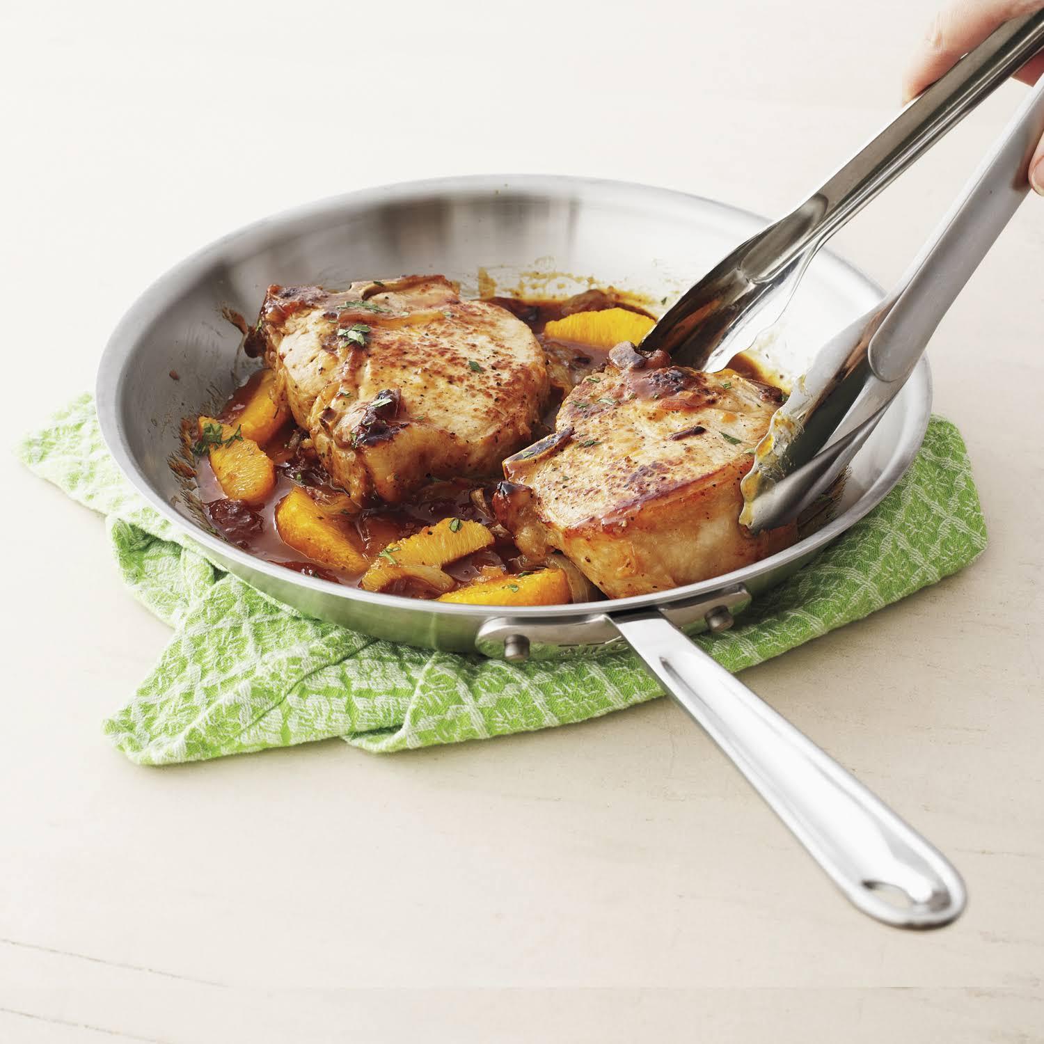 All Clad D5 Brushed Stainless 10x22 Fry Pan