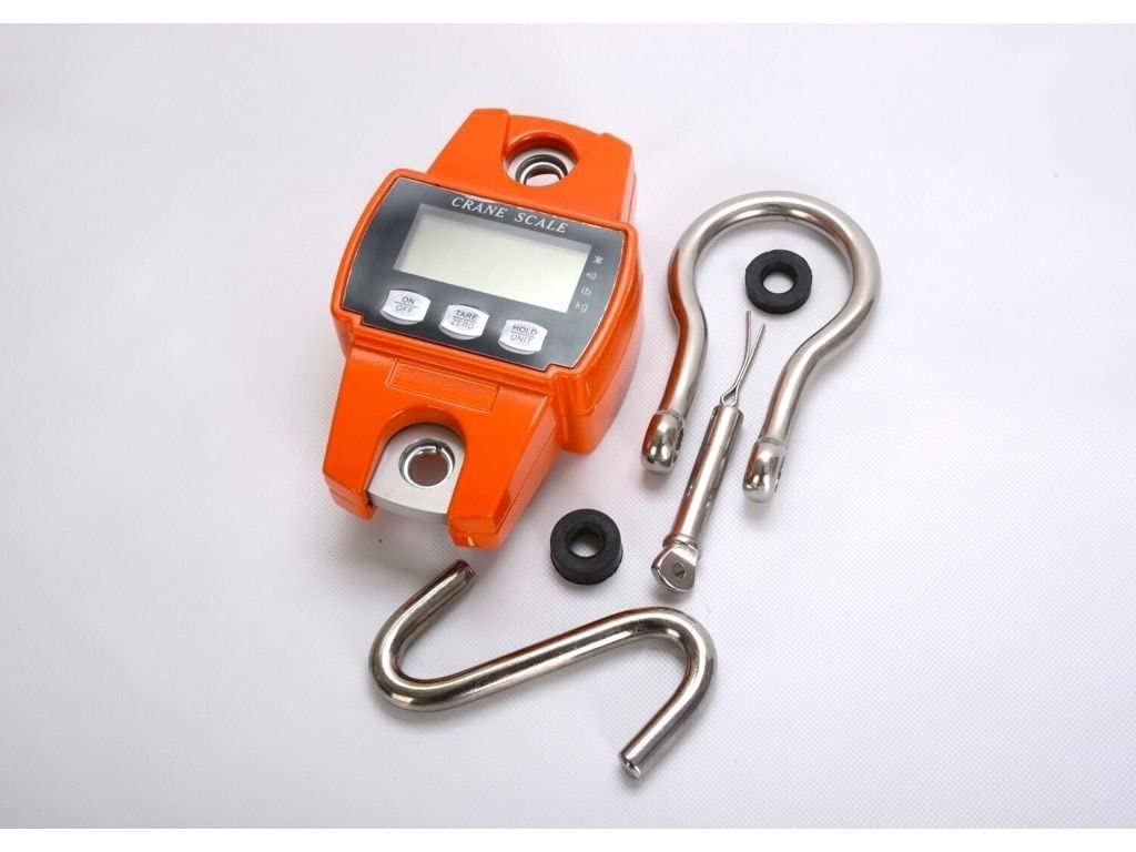 SellEton Portable Crane Scale Medium Duty | Hanging Scale Enclosure 600 lbs X 0.2 lb
