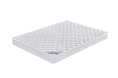 Oliver & Smith Queen Mattress - 6 Inch Hybrid Queen Size Mattress with Pocketed Coil Springs with High Density & Comfort Cold Foam - Eco-Friendly