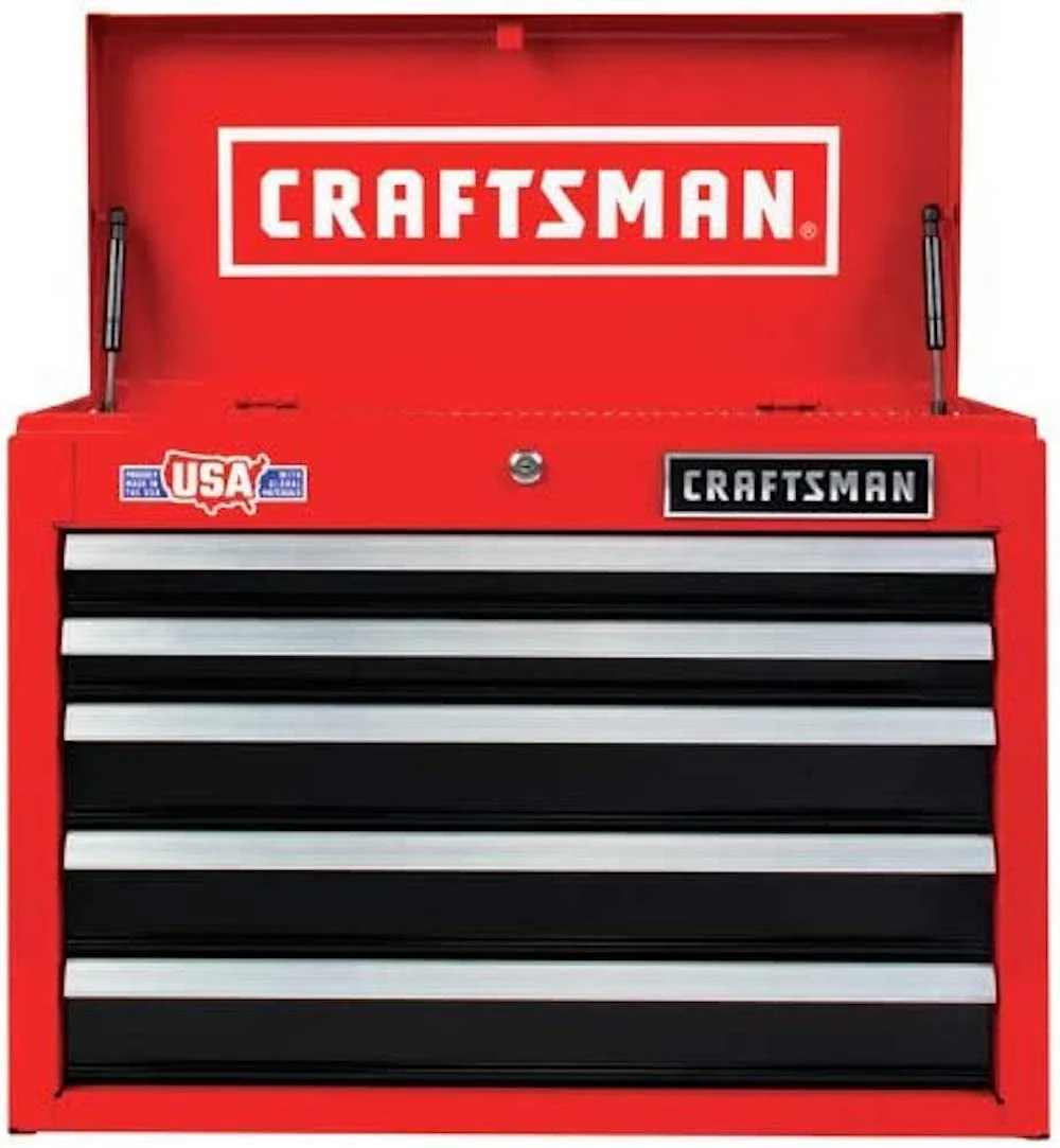 Craftsman 2000 Series 5-Drawer Steel Tool Chest 26 x. 19.75 x 12 Garage Storage