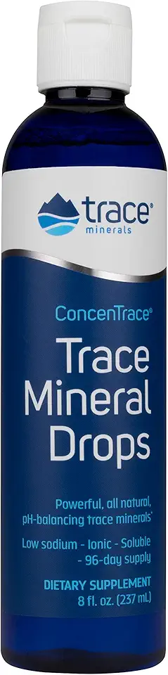 Trace Minerals Research Concentrace Mineral Drops, 8 FZ - Kansas Nuitrition - HNZSDS