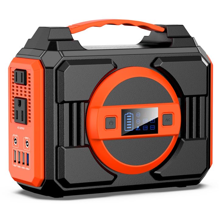 Solar Powered Generator 300W Rated, Portable Solar Generator Power Station with Solar Panels 40W Included