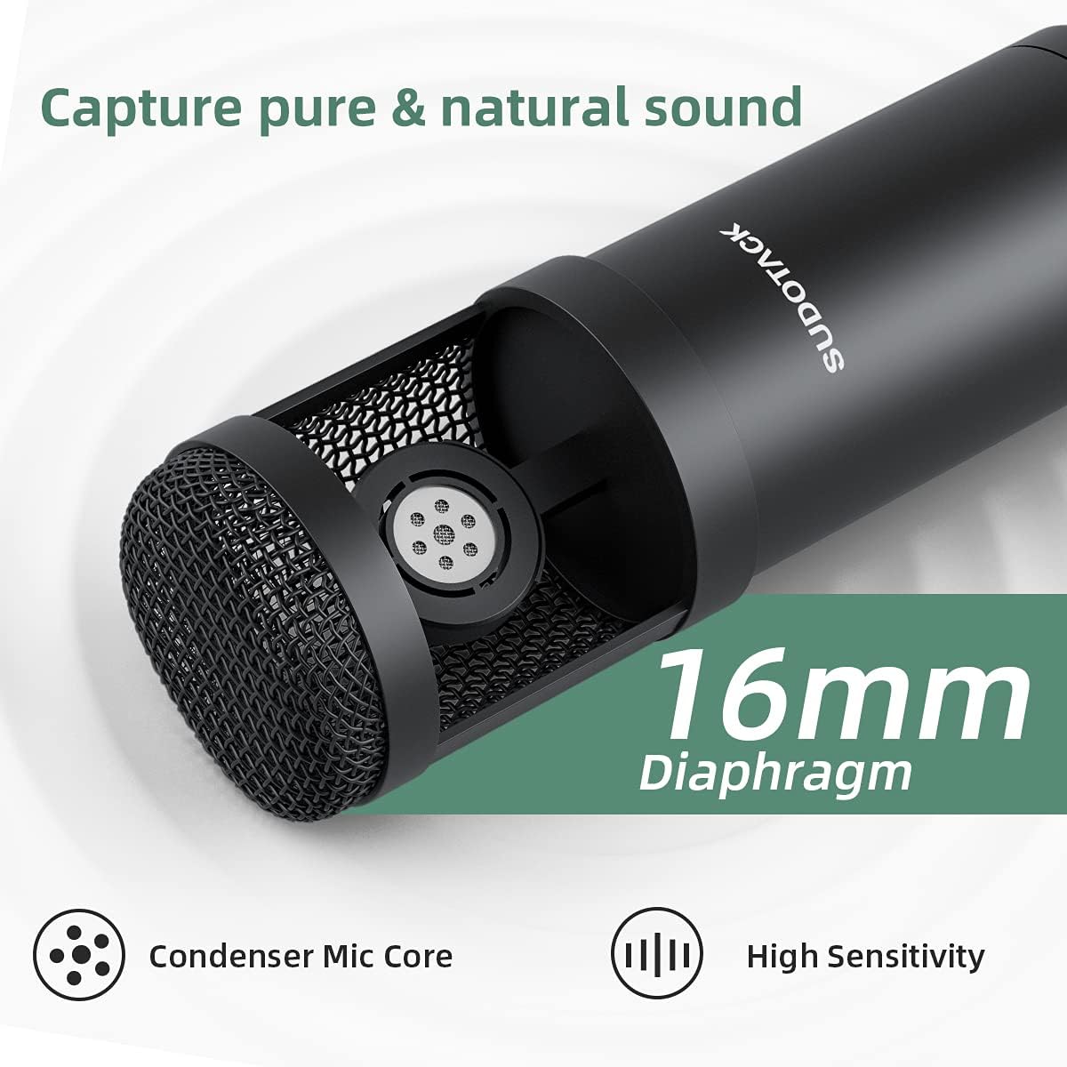 USB Streaming Podcast PC Microphone