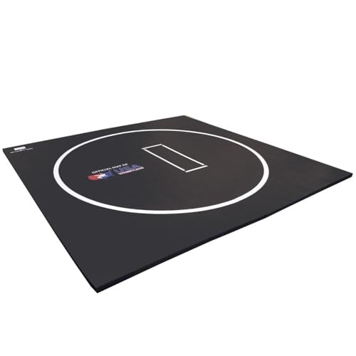 Dollamur 10'x10' Wrestling Mat, Jiu Jitsu BJJ MMA Judo Mats | Ideal Home Mat for Wrestling, Martial Arts, Exercise, Workouts, Gymnastics, and Yoga