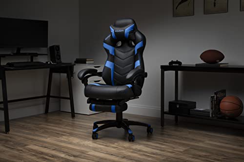 RESPAWN 110 Pro Gaming Chair - Gaming Chair with Footrest, Reclining Gaming Chair, Video Gaming Computer Desk Chair, Adjustable Desk Chair