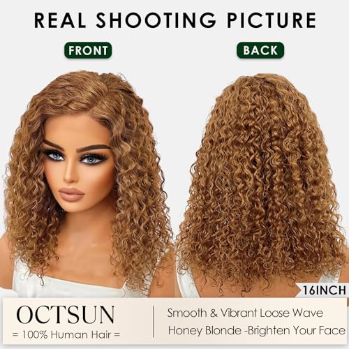 Curly Bob Wig Human Hair 13x4 Lace Front Wigs Human Hair Curly Wigs for Black Women HD Transparent Water Wave Lace Front Wigs Wet and Wavy Glueless