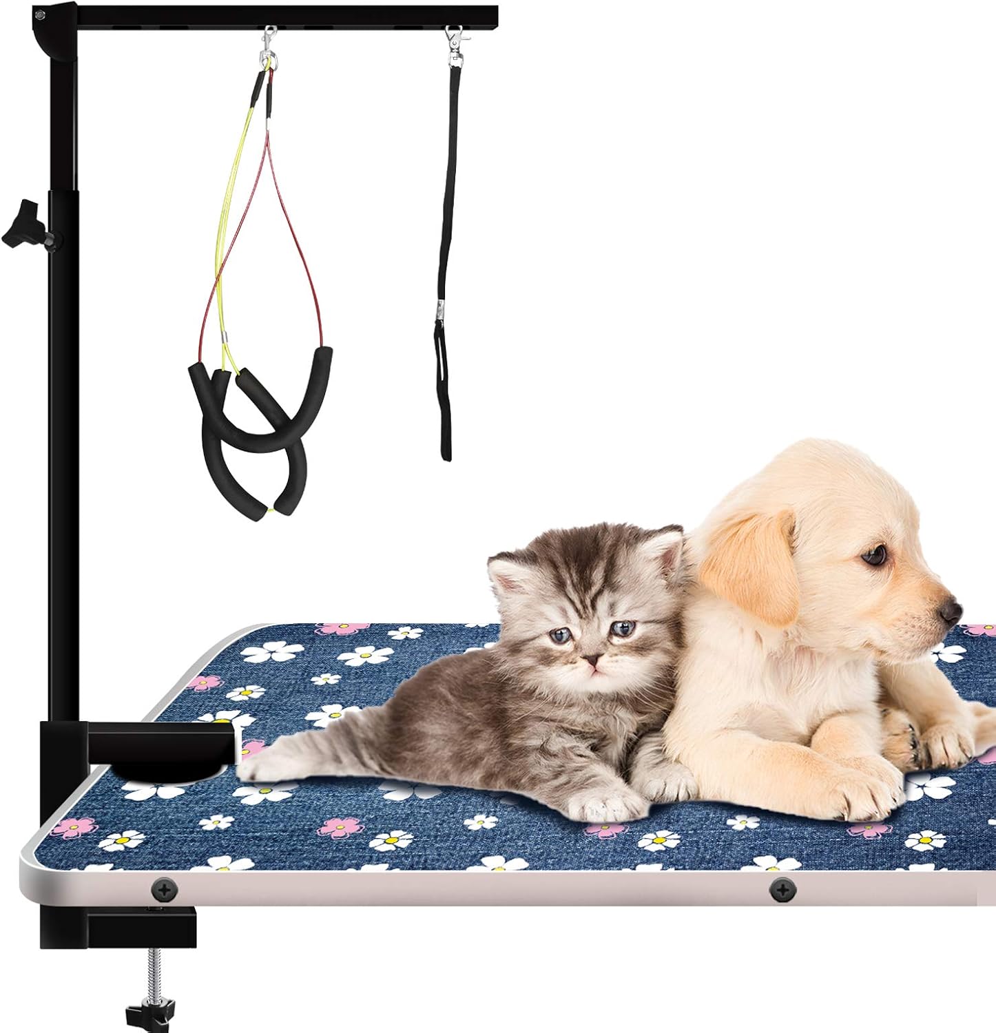 Urban Deco Dog Grooming Arm with Clamp Innovative Portable Two Grooming Arms
