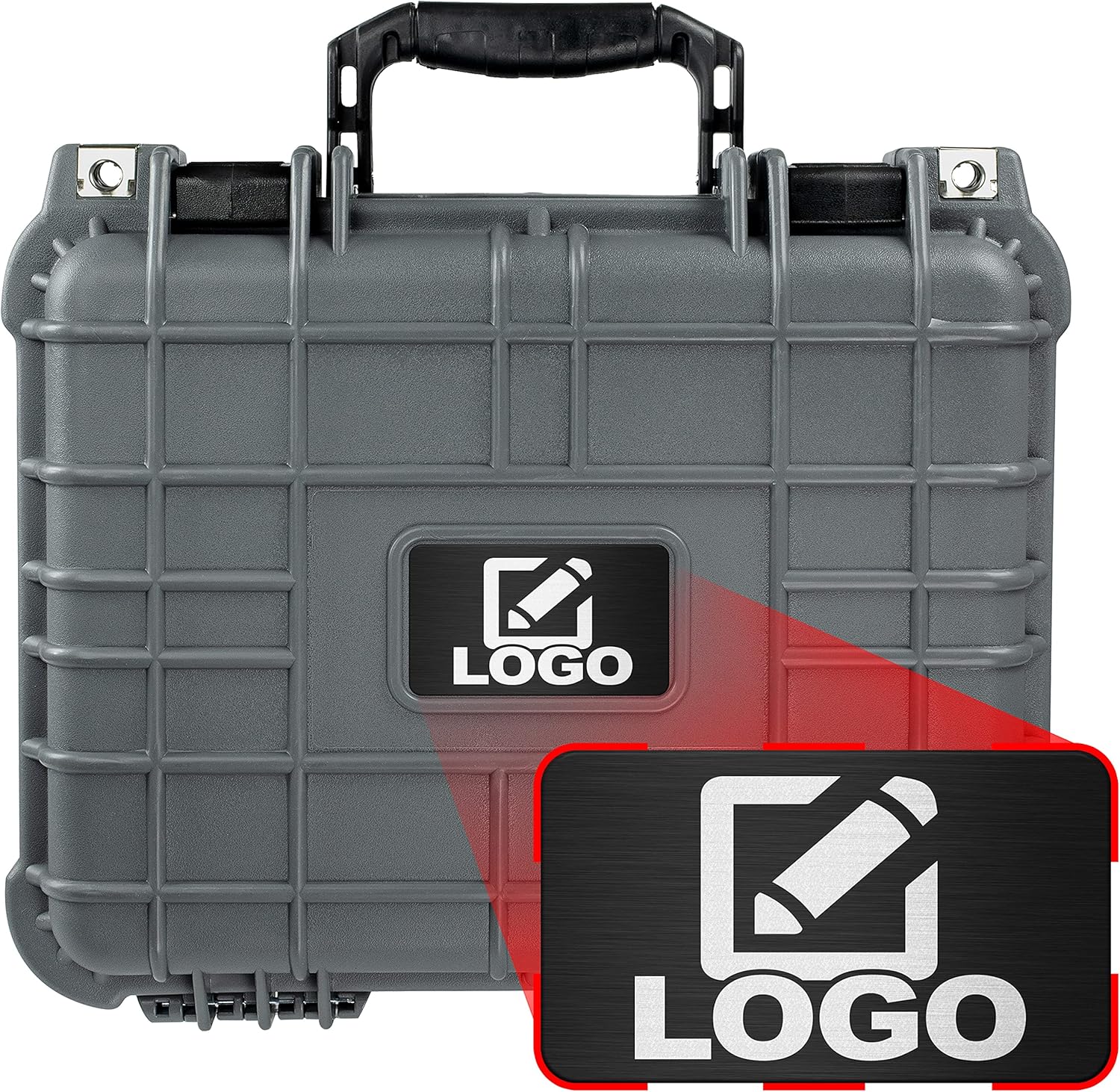 Eylar Protective Gear and Camera Hard Case with Custom Logo Plate