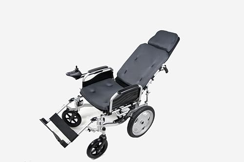 Electric Wheelchairs for Adults- Reclining Foldable Electric Wheelchair for Seniors - Silla de Ruedas Electrica- All Terrain Motorized Wheelchair